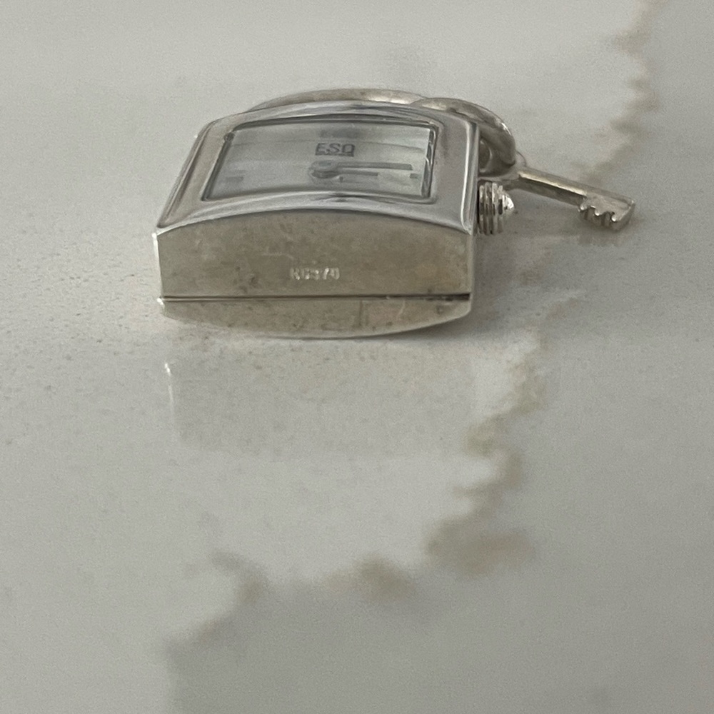 ESQ Movado Swiss Silver MOP dial Lock Watch - Picture 8 of 12